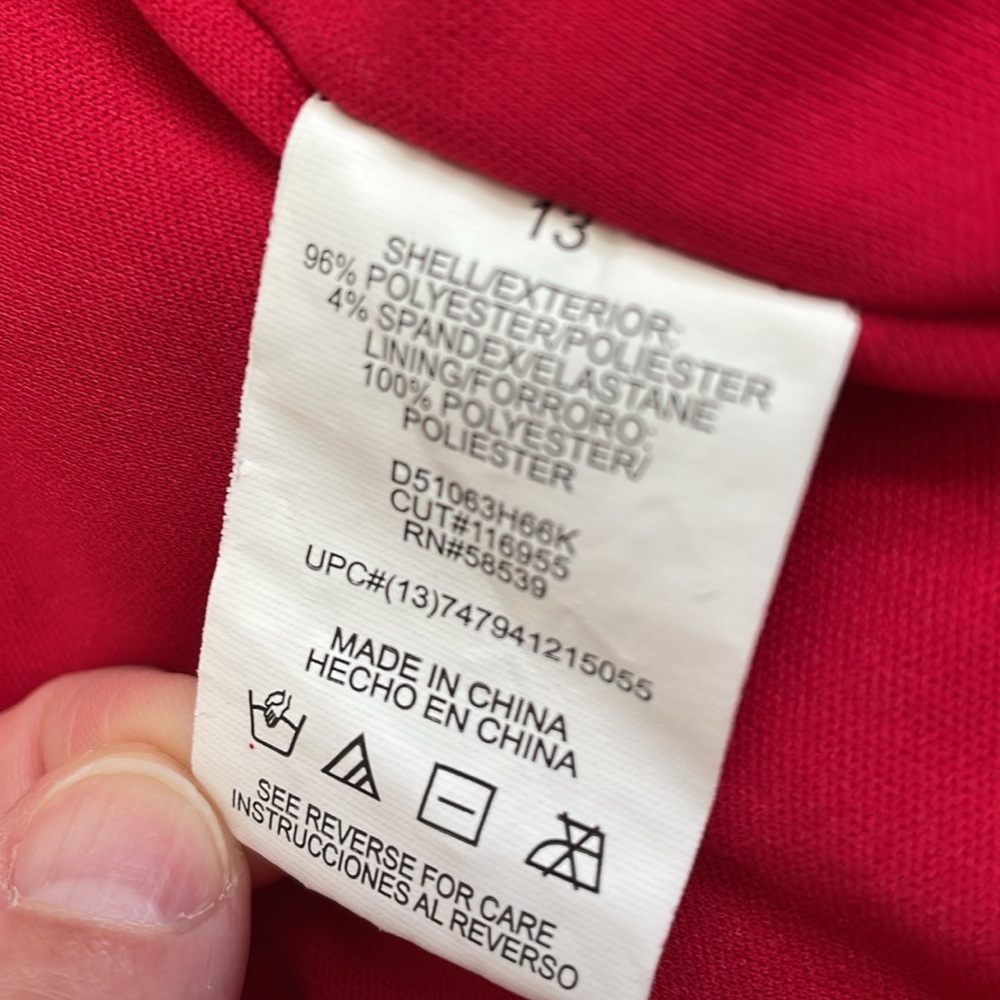 Speechless, red lace dress size 13 - Picture 4 of 7